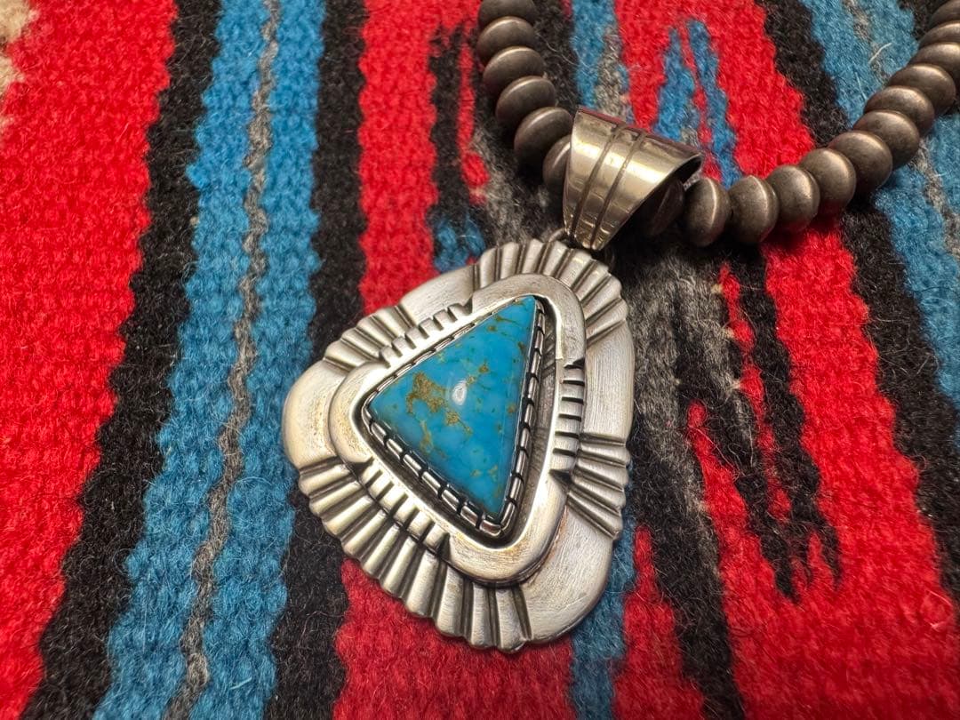 最終 デルバートバンデバー ペンダントトップ ブルージェムターコイズ