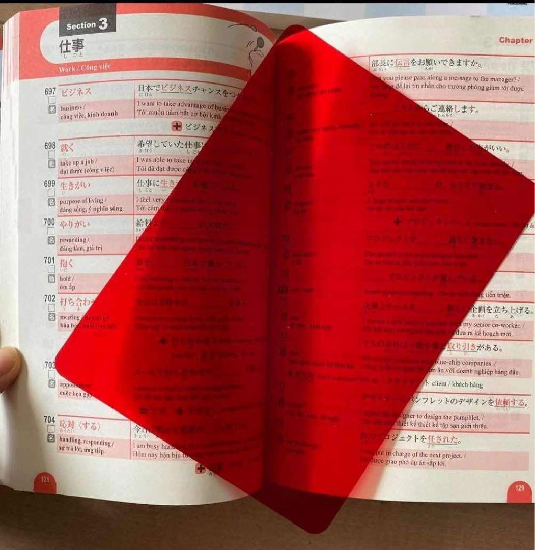 日本語総まとめN5とN5単語1000（ベトナム語と英語版） 2冊セット