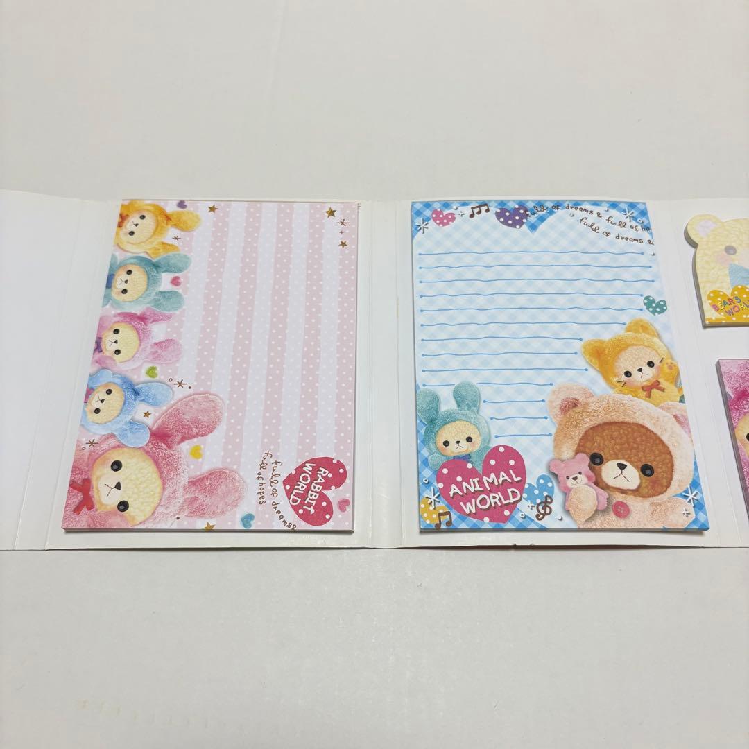 当時物】平成レトロ RABBIT WORLD うさぎ メモ帳 - メルカリ
