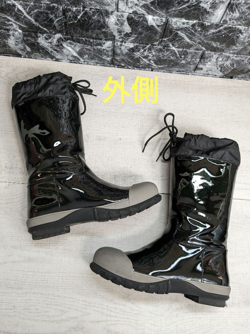 箱付】MIUMIU ミュウミュウ レインブーツ ブラック 黒