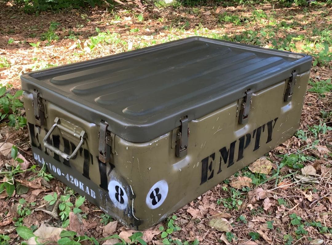 ミリタリー アルミコンテナ 米軍 払下げ 放出品 美品 アウトドア 車載