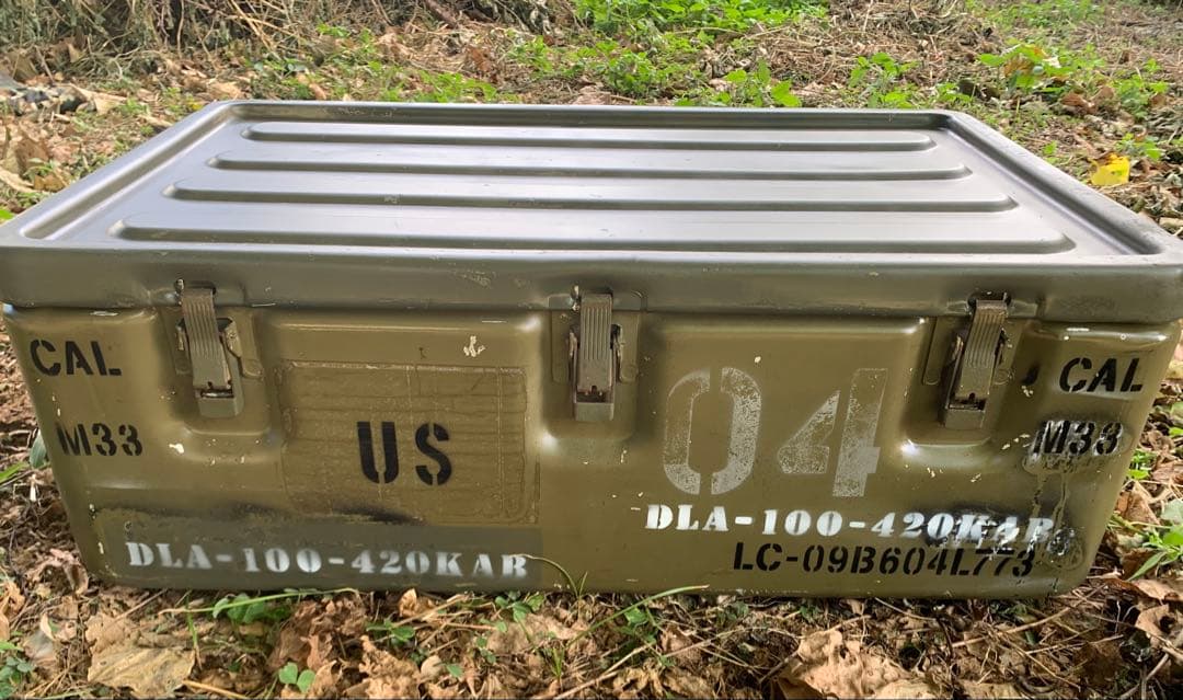 ミリタリー アルミコンテナ 米軍 払下げ 放出品 美品 アウトドア 車載