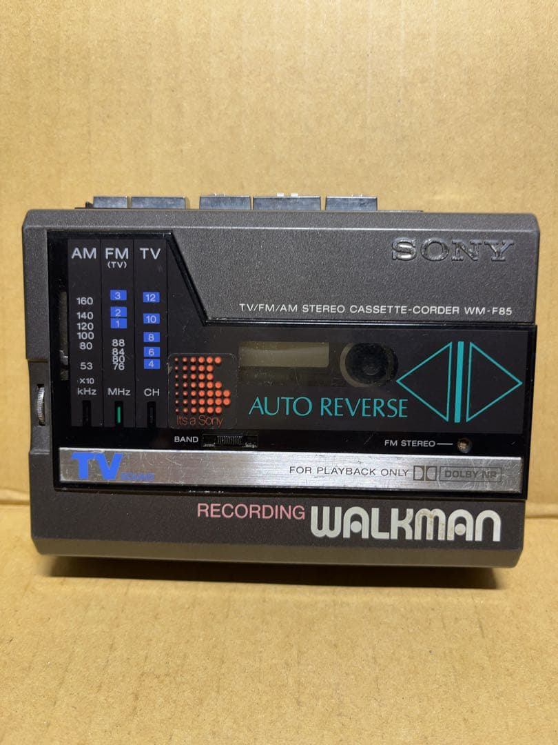 SONY WALKMAN WM-F85 通電確認済 ジャンク - メルカリ