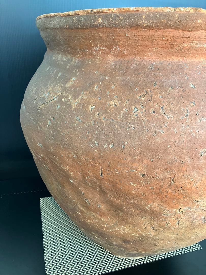 古信楽焼 大瓶 江戸中期 鑑定書付 高さ50.5cm 保存状態良 骨董品