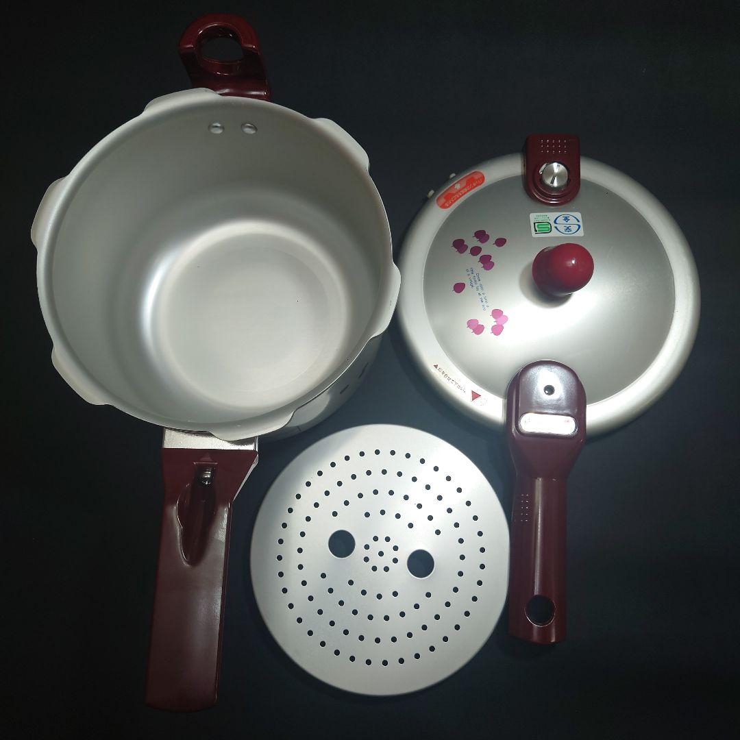 【未使用品】理研 圧力鍋 片手鍋 こなべちゃん 3.0L