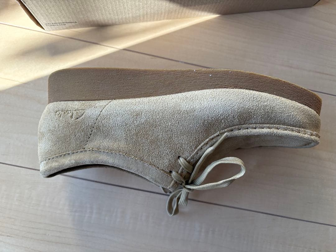 clarks wallabeeクラークスワラビーベージュ 24.5cm UK6