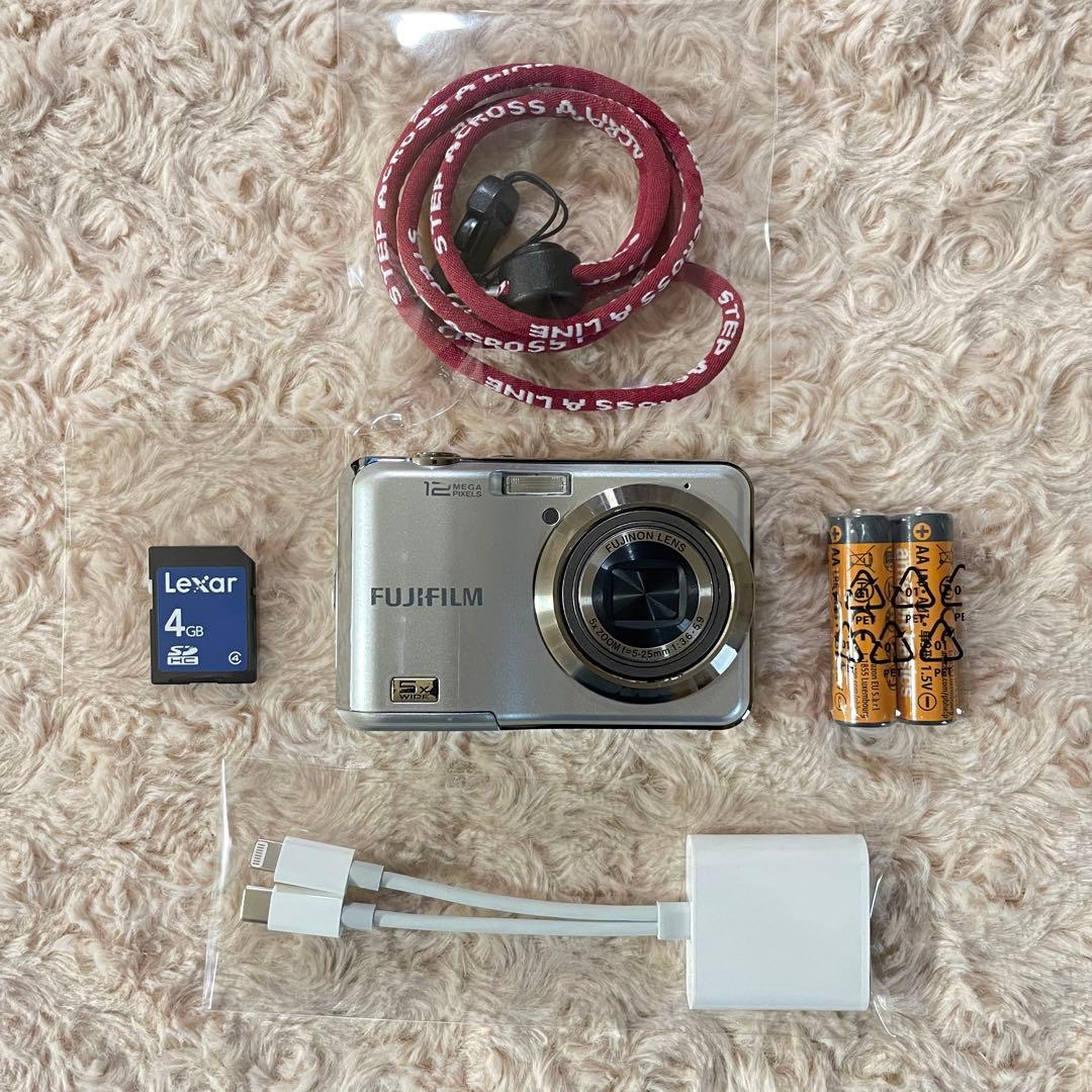 スマホ転送OK✨FUJIFILM FINEPIX AX200✨動作確認済 乾電池 - メルカリ