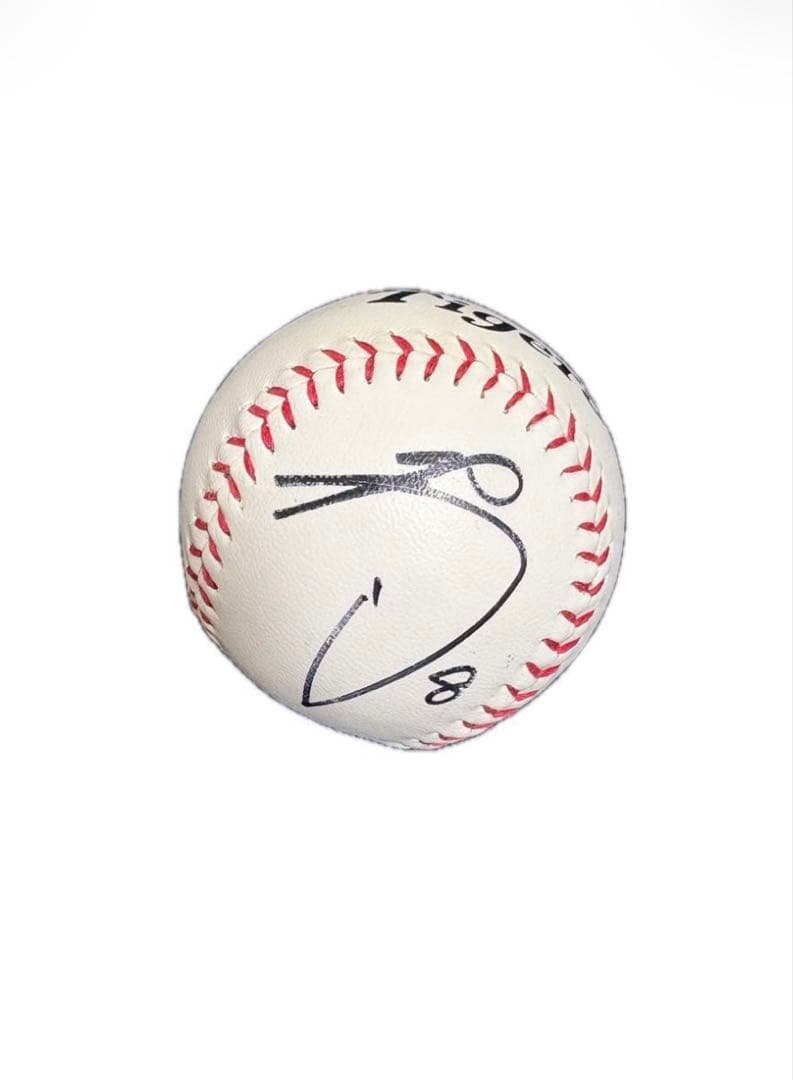 阪神佐藤輝明選手直筆サインボール球団公認球 - メルカリ
