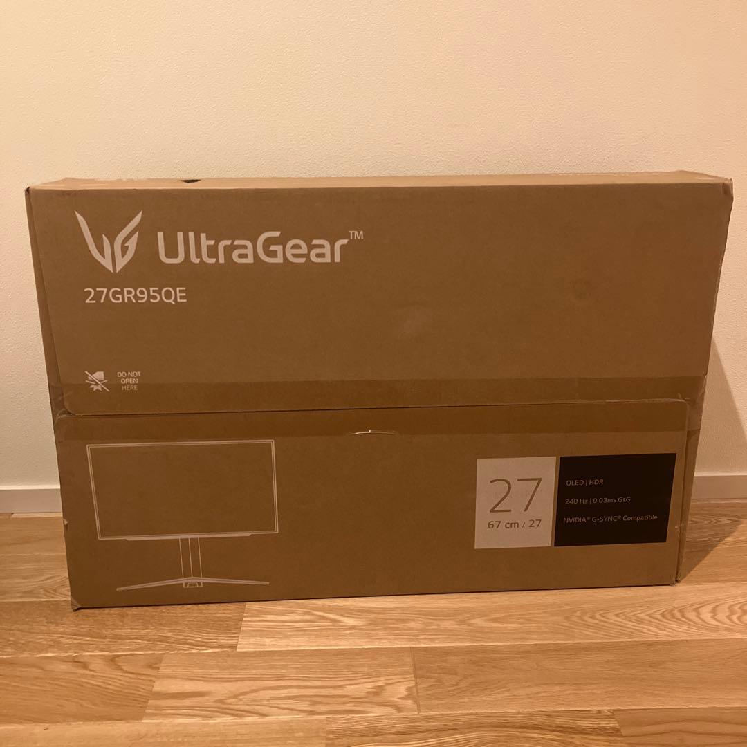 【LG】 UltraGear 27GR95QE-B 240hz 0.03ms