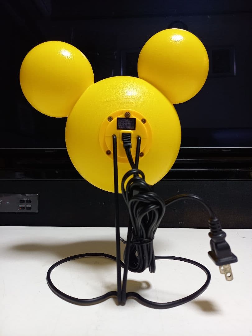 レア 1980's ポストモダン サンキョー イエロー ミッキーマウス ランプ