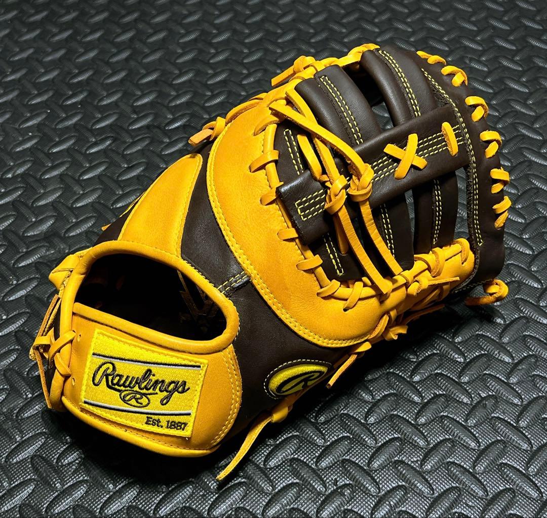 ローリングス ハイパーテック 軟式 ファースト ミット パドレスカラー 野球 ローリングス ハイパーテック 軟式ミット ファーストミット 軟式