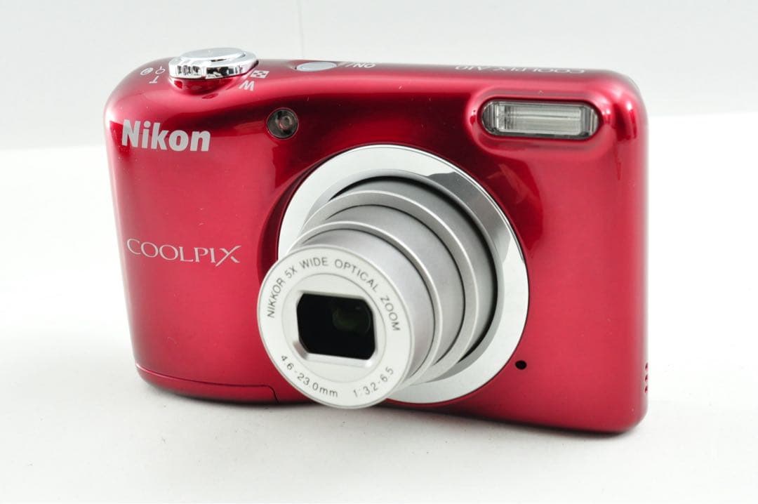 美品 Nikon COOLPIX A10 レッド コンパクトデジタルカメラ - メルカリ