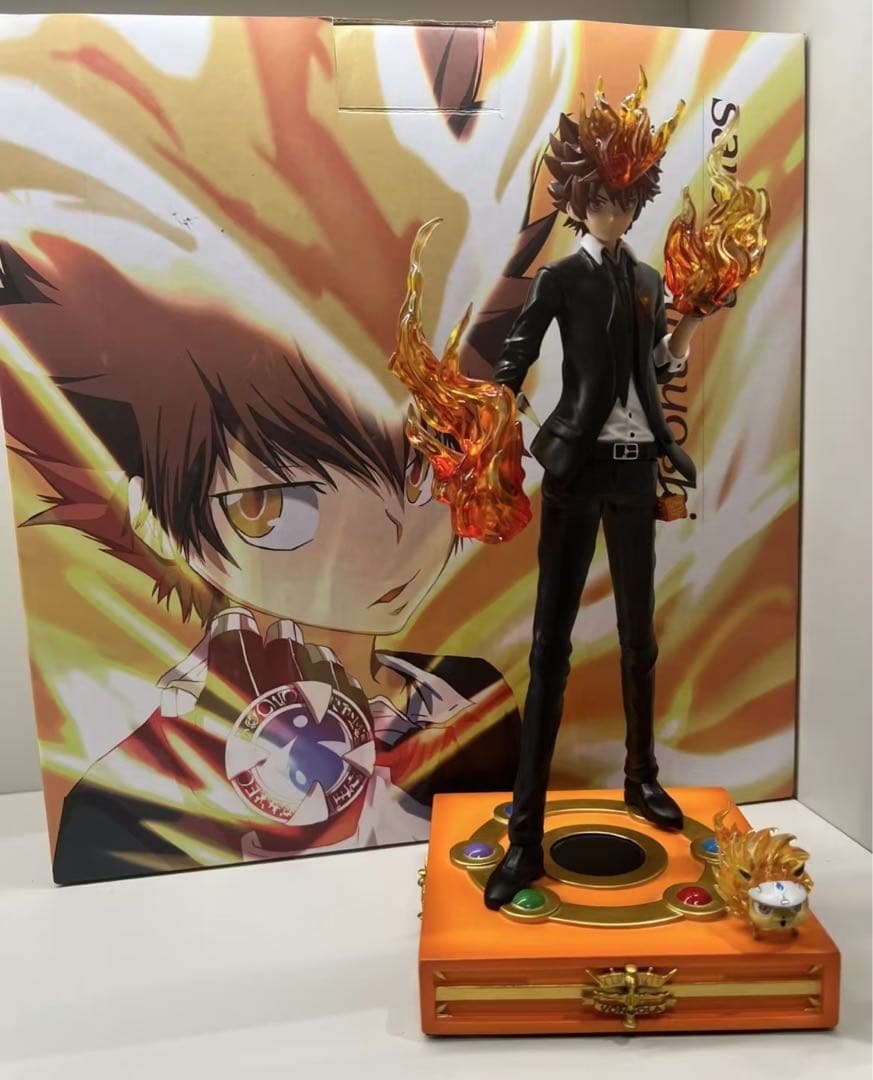 家庭教師ヒットマンREBORN! 沢田綱吉 ガレージキット ガレキ スタチュー③ Amazon.co.jp: 家庭教師ヒットマンREBORN 沢田綱吉 フィギュア