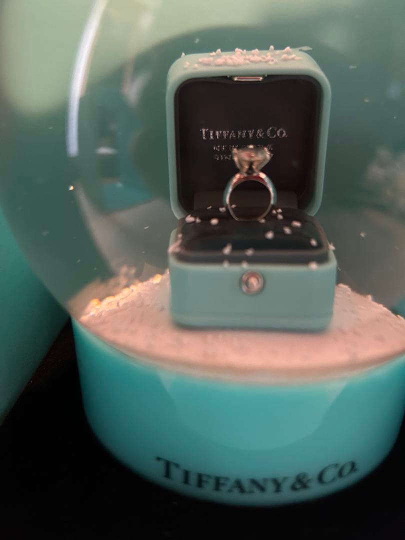 ティファニー スノードーム スノーグローブ 非売品 ダイヤモンドリング
