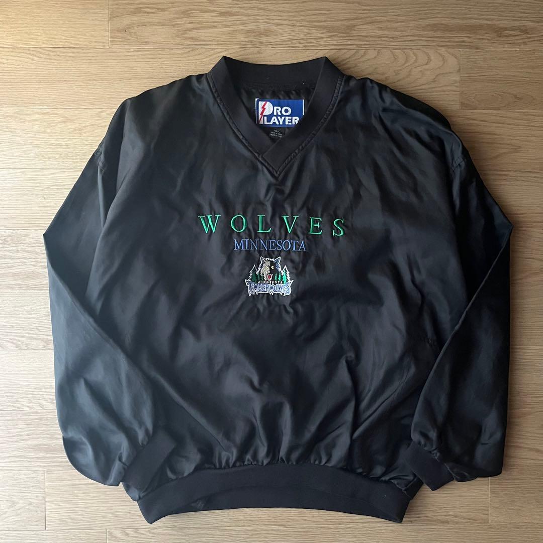90's NBA Minnesota Timberwolves プルオーバー Vintage Authentic Kevin Garnett Minnesota Timberwolves Adidas NBA