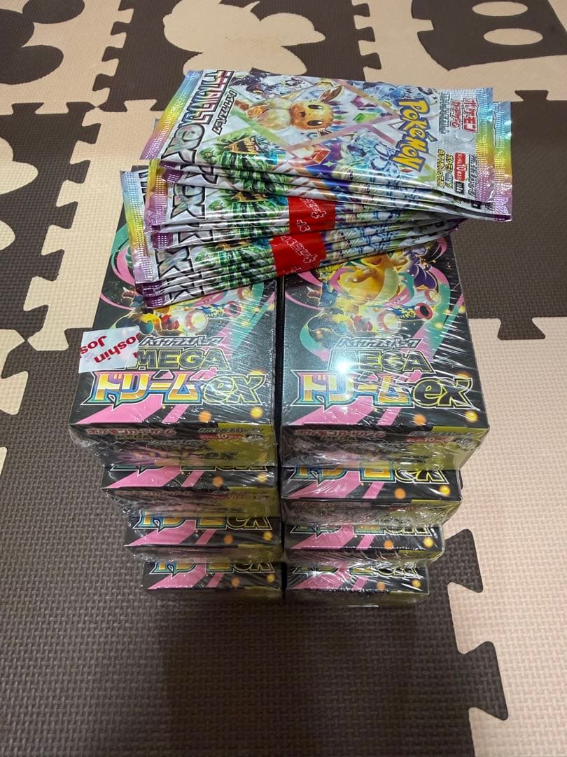 シュリンク付き MEGAドリームex8BOX、テラスタルフェス10パック シュリンク付き） テラスタルフェス ex BOX ポケモンカードゲーム