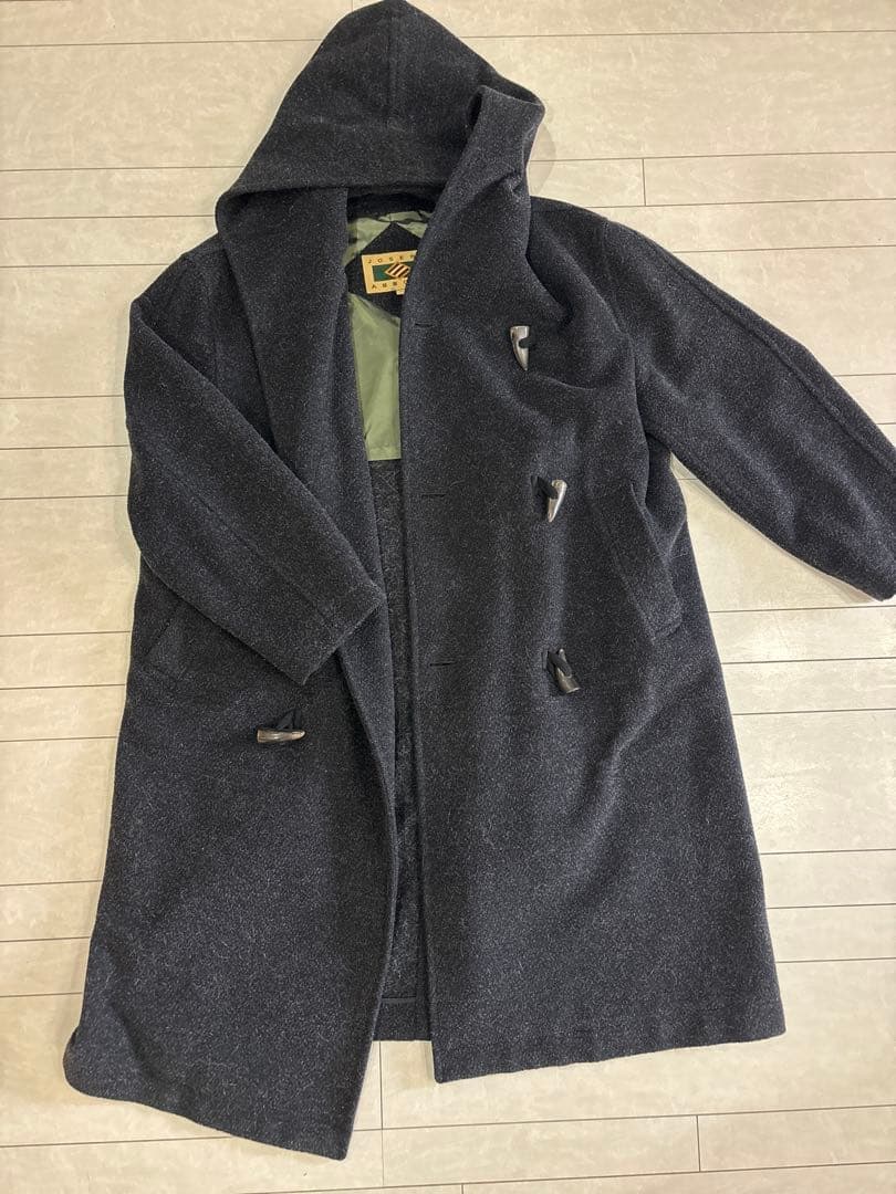 オンワード　JOSEPH ABBOUD ダッフルコート M 軽量／シェットランドツィード／インポート素材】 シェットランド