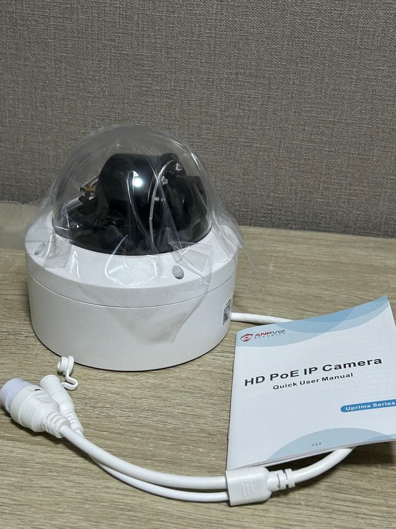 新品未使用‼️ HD PoE IP Camera 5倍光学ズーム　防犯カメラ　暗視 H.VIEW 防犯カメラ PTZカメラ 屋内外兼用 500万画素 5倍光学ズーム