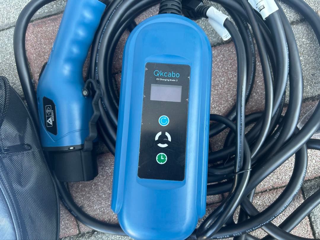 Qkcabo 1.6KW 電気自動車 充電ケーブル 充電器 100V-125V