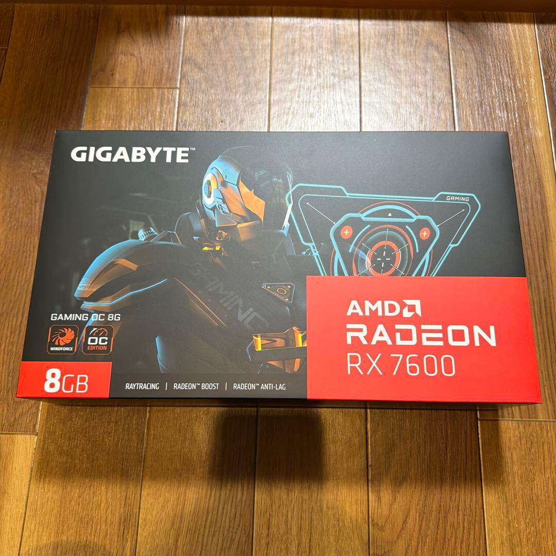 新品未開封　GV-R76GAMING OC-8GD Radeon RX 8GB Amazon.com: GIGABYTE GV-R76GAMING OC-8GD Radeon RX 7600 Gaming OC