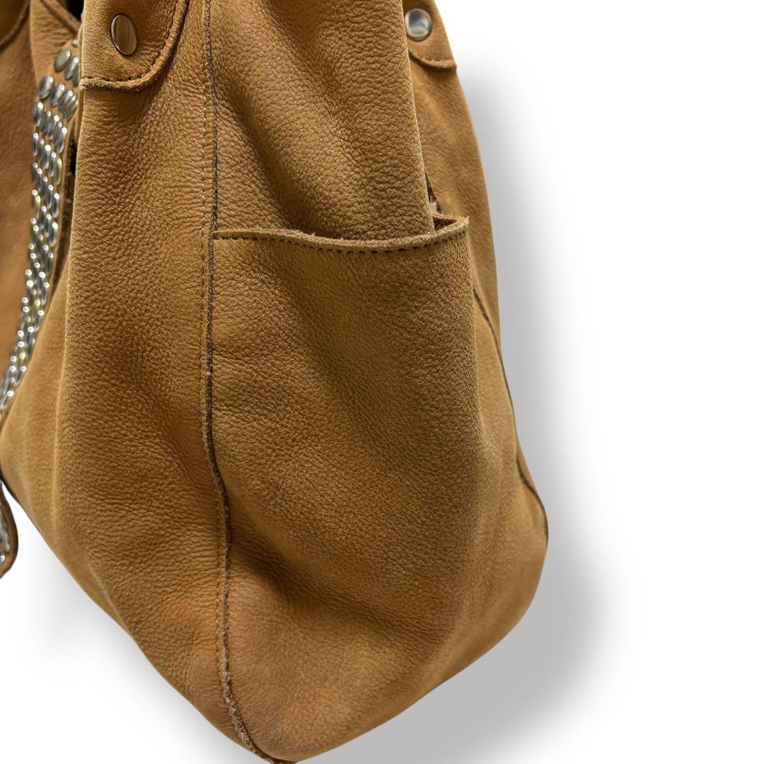 TRES y2k 00s 海外ガール 本革 スタッズ ショルダー バッグ - メルカリ