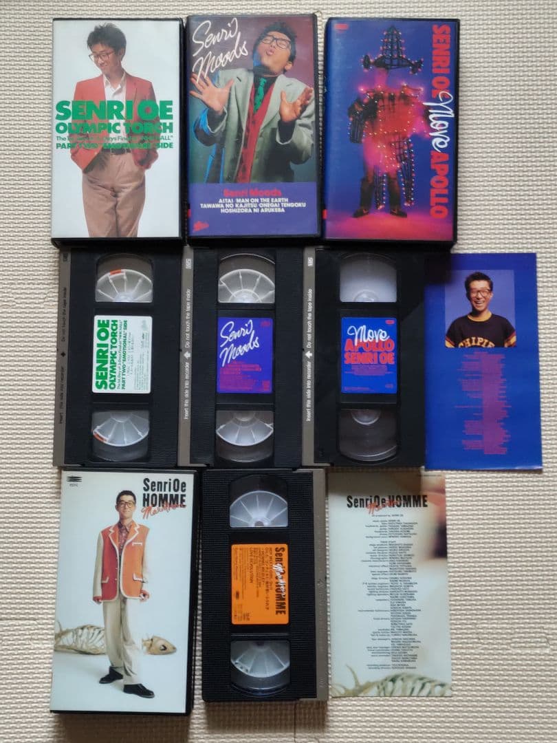 大江千里 ライブビデオ MV VHS ビデオテープ 12本 【動作確認済み