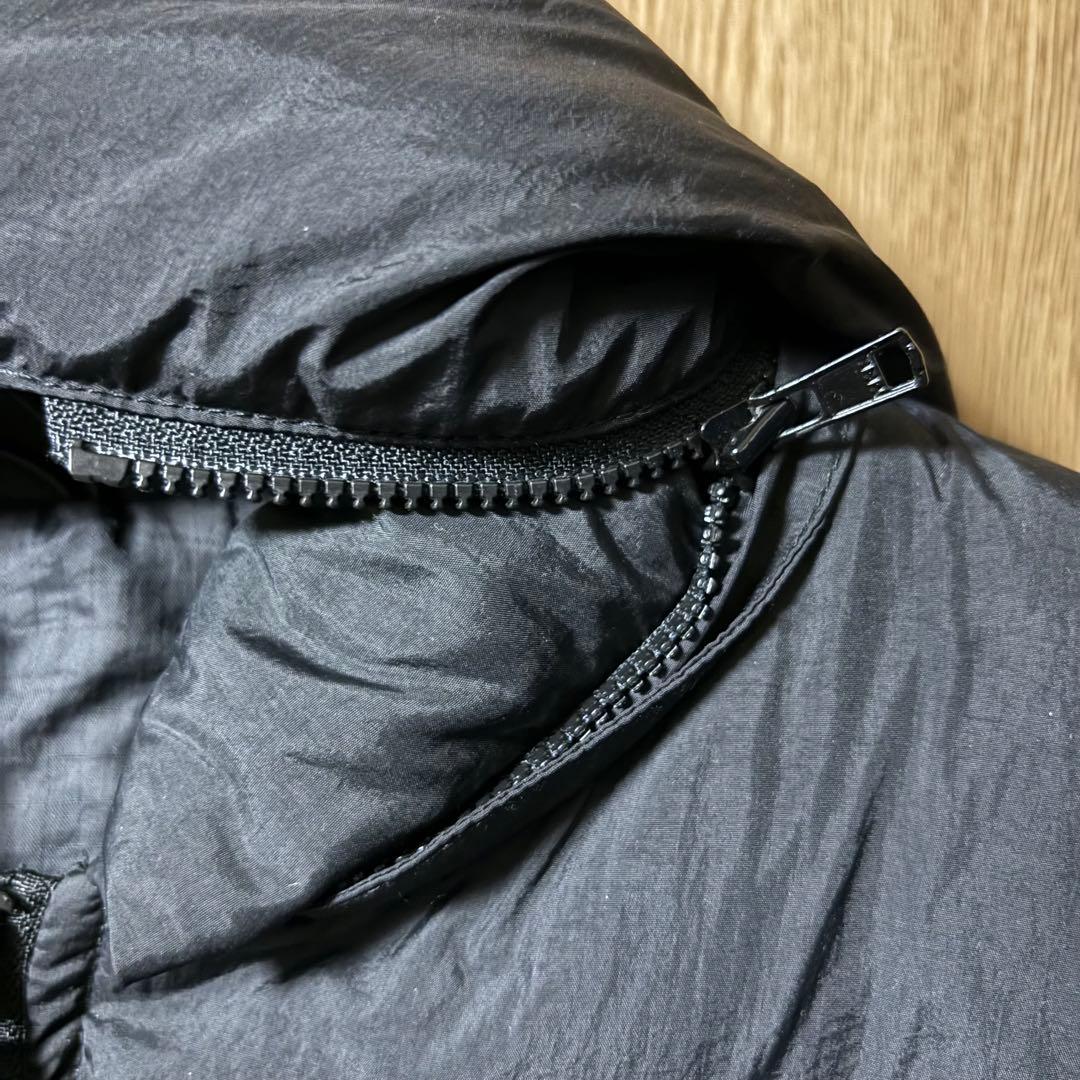 XLARGE ダウンジャケット 黒 フード付き - メルカリ