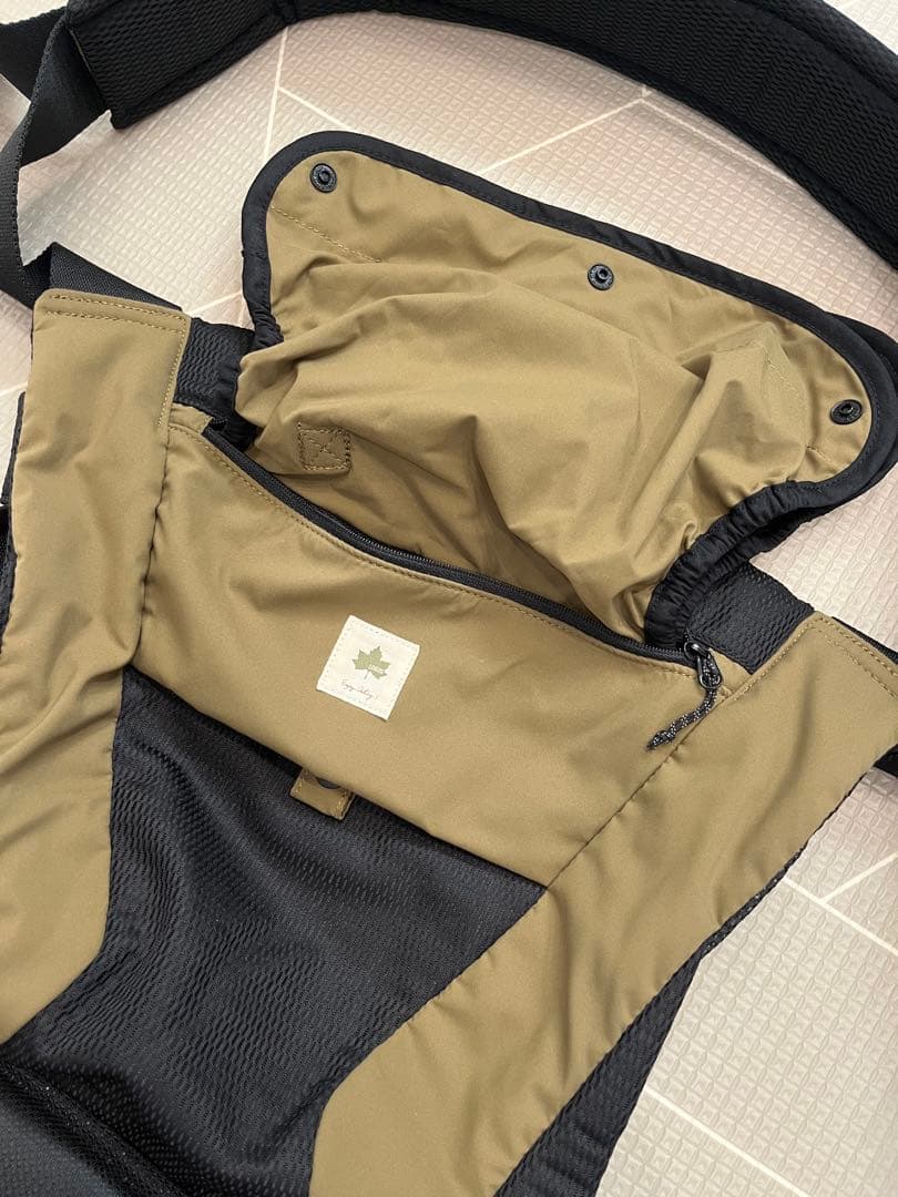 ヒラチ様専用】LOGOS 抱っこ紐 カーキ・ブラック - 抱っこひも