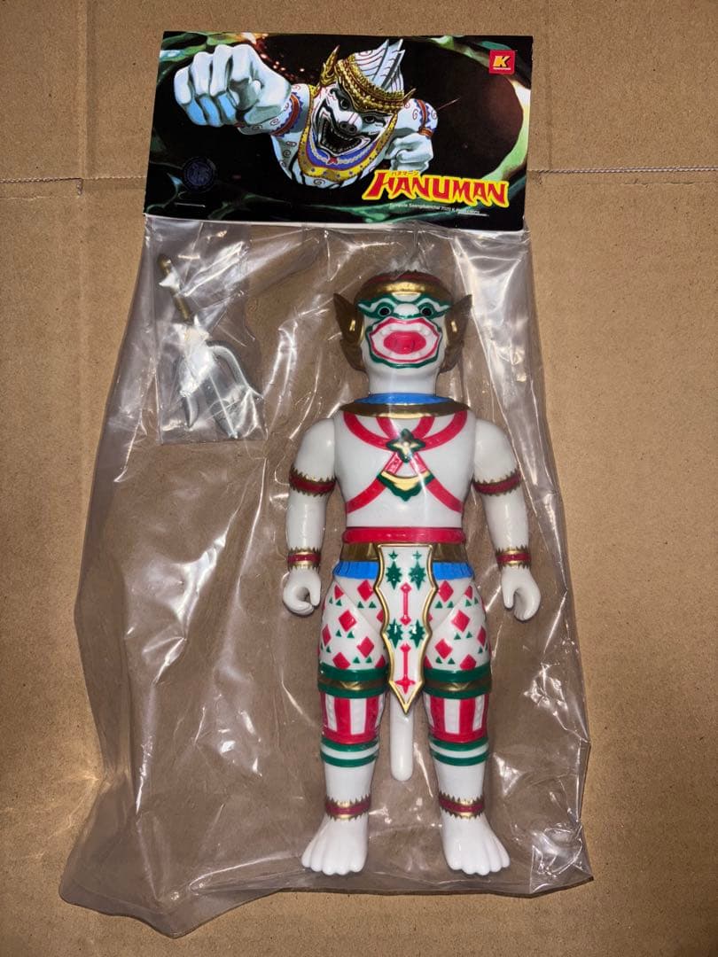 KINGDOM COME Soul of Soft Viny ハヌマーン 白 Amazon.co.jp: Set of 2 Hanuman White Beige K PRODUCTIONS Soft