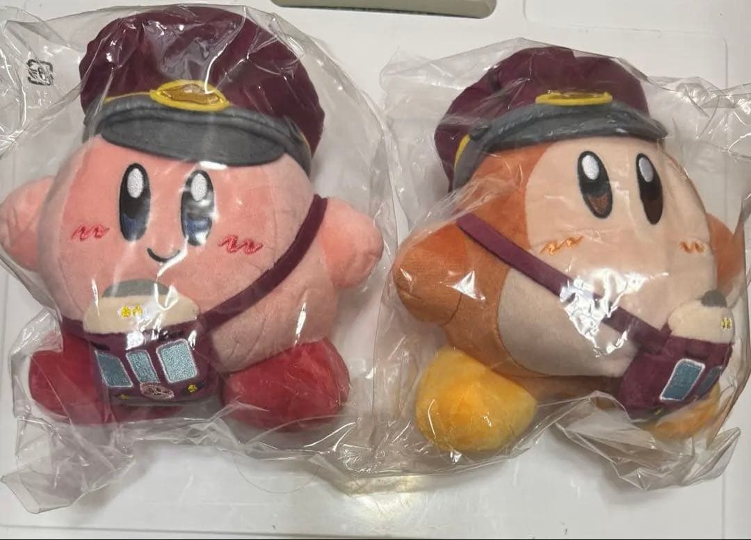 星のカービィ　阪急電車　【ぬいぐるみ】　カービィ　ワドルディ　セット 星のカービィ』×「阪急電鉄」コラボのカービィとワドルディBIG