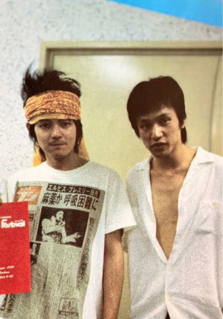 GRAM 夕刊フジ Tシャツ 杉浦逸生 真島昌利 甲本ヒロト ブルーハーツ