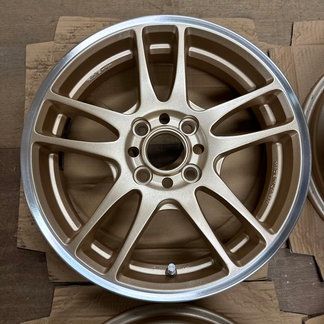 よ*ぎ様 RAYS ROAR 業者塗装品 4J+33 4本 4.0J+33 4H