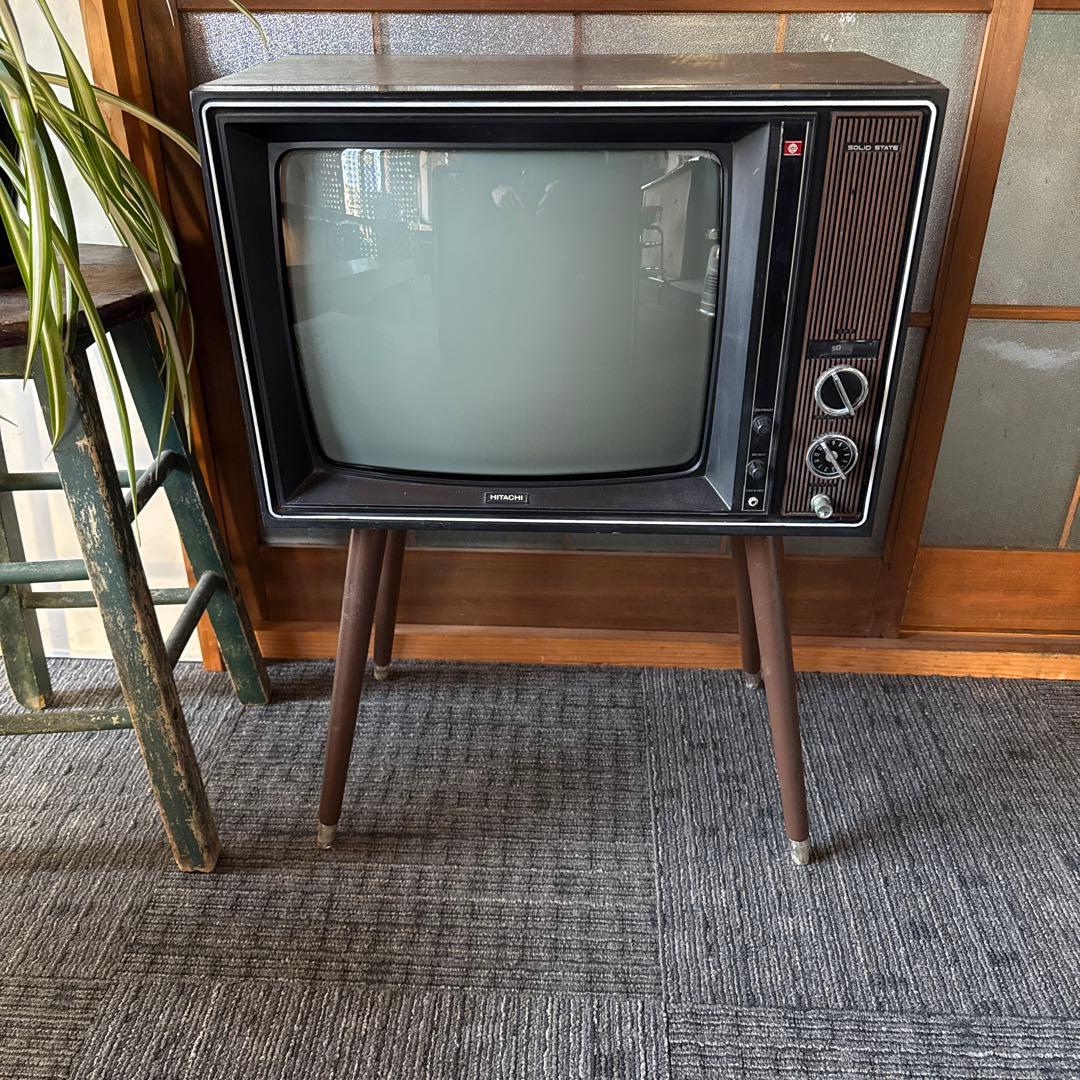 白黒テレビ　ブラウン管テレビ　ヴィンテージ 白黒テレビ ブラウン管テレビ ヴィンテージ - メルカリ