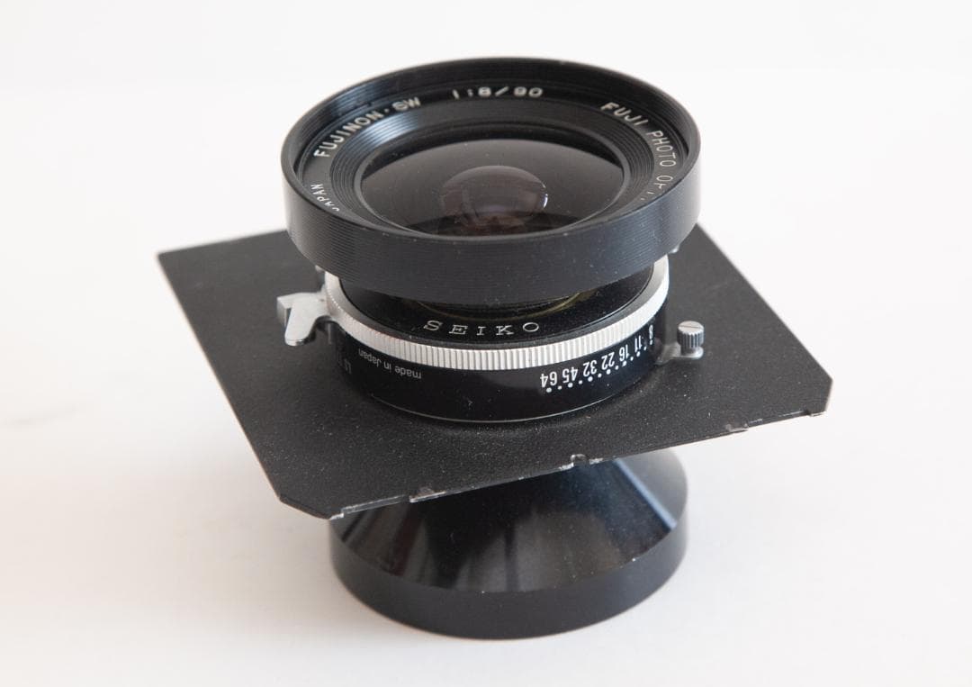FUJINON SW 90mm f/8 単焦点レンズ 大型カメラレンズ 美品 希少大判レンズ