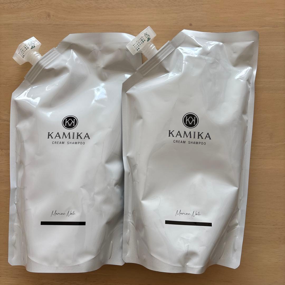 KAMIKA オールインワンクリームシャンプー MN 600g 2個セット KAMIKA カミカ シャンプーセット KAMIKA 2本 10％オフ クリーム