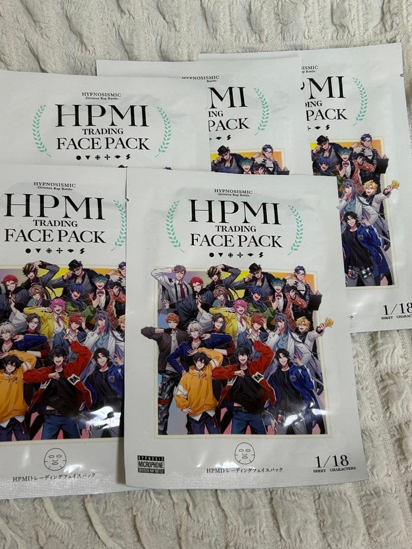 ヒプノシスマイク ヒプマイ トレーディング フェイスパック 5枚セット