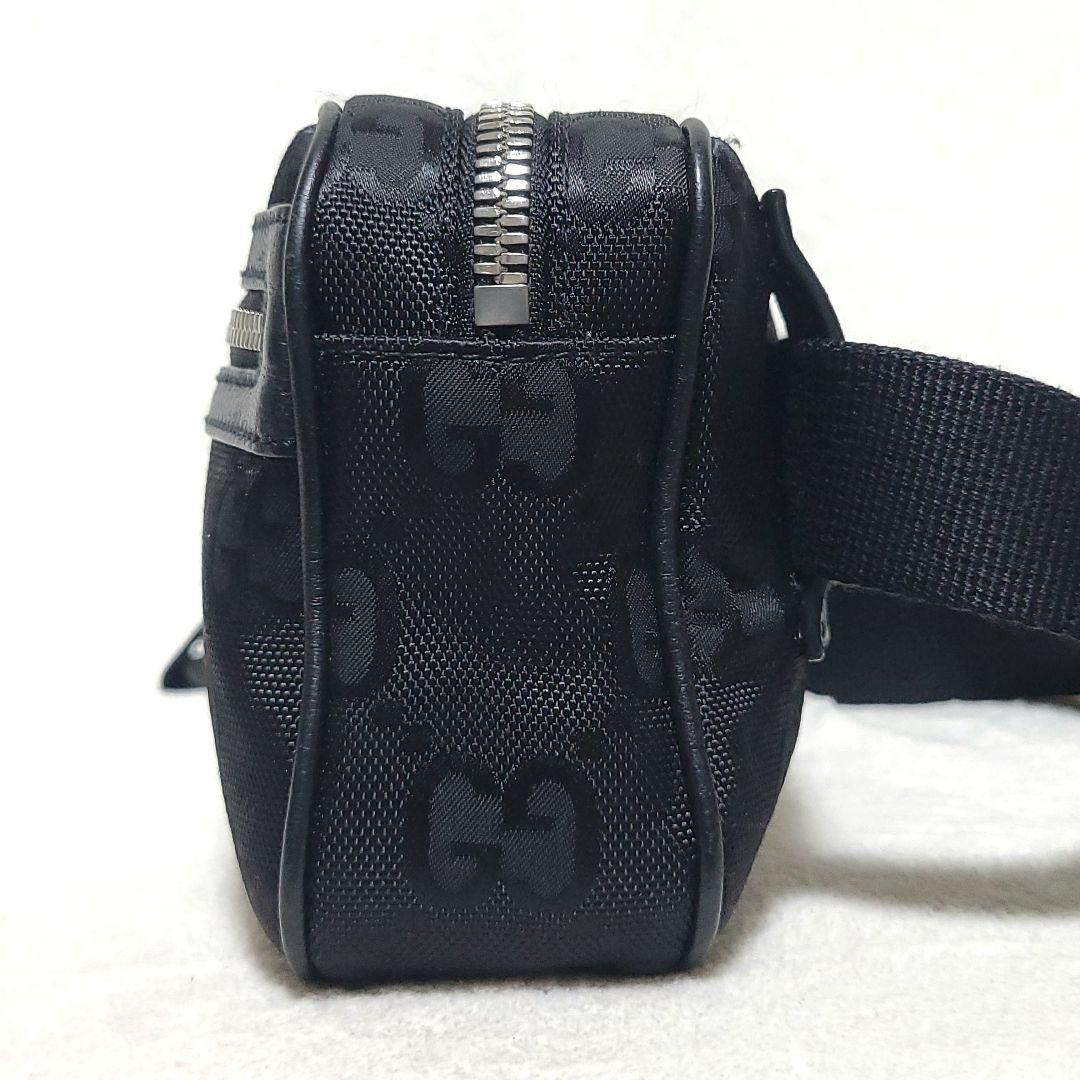 現行 美品】GUCCI ボディバッグ オフザグリッド GG柄 631341 黒 - メルカリ