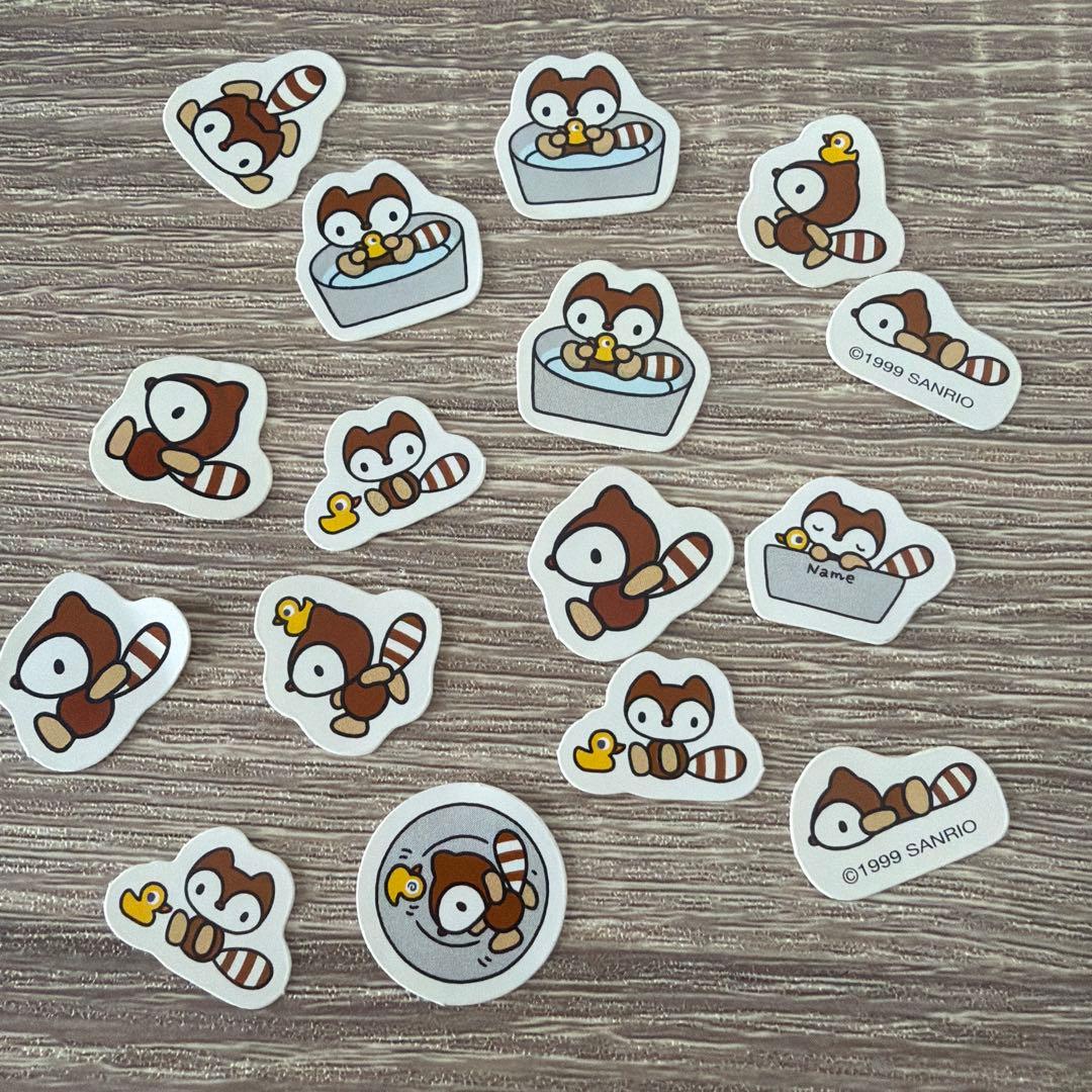 たらいぐまのらんどりー サンリオ シール 平成 レトロ 平成女児 1999年