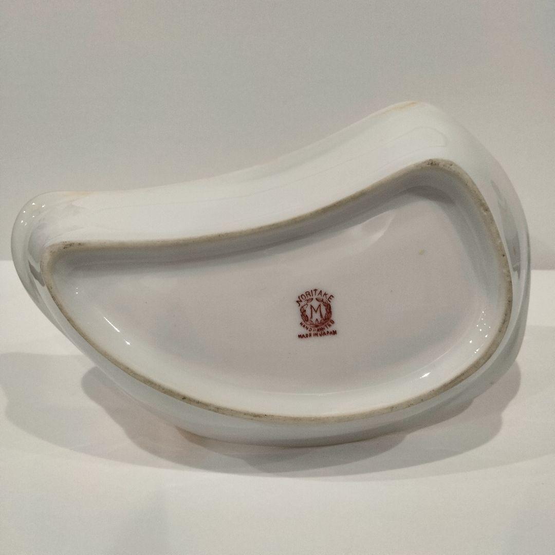 V299-5 オールドノリタケ ラスター彩 花絵 持手付プレート B