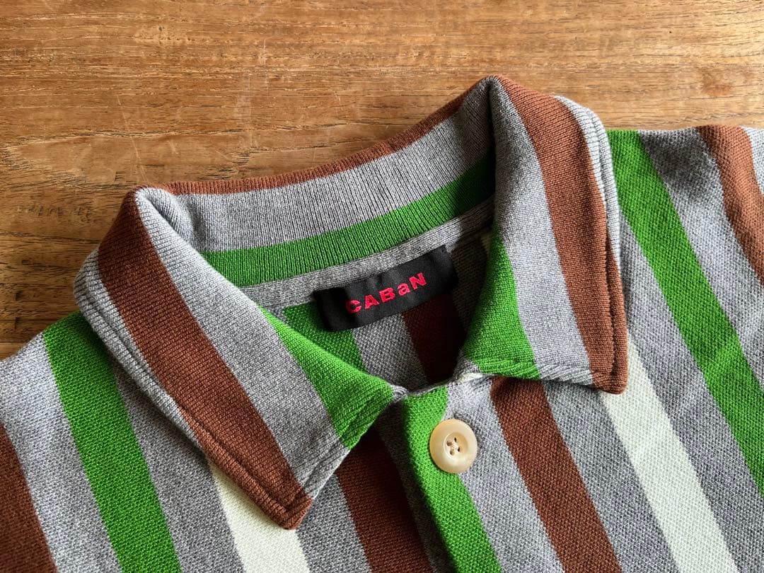 CABaN キャバン マルチストライプカーディガン 【49,】 M B