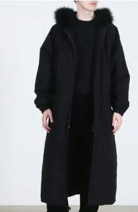 COMOLI 25AWコットンナイロンミリタリーフーデッドコート - メルカリ