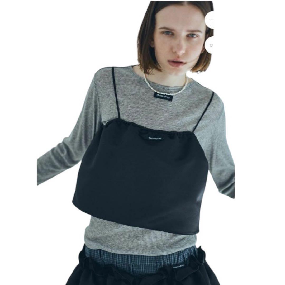 SEA HEAVY SATIN DORA CAMISOLE キャミソール SEA HEAVY SATIN DOLA CAMISOLE