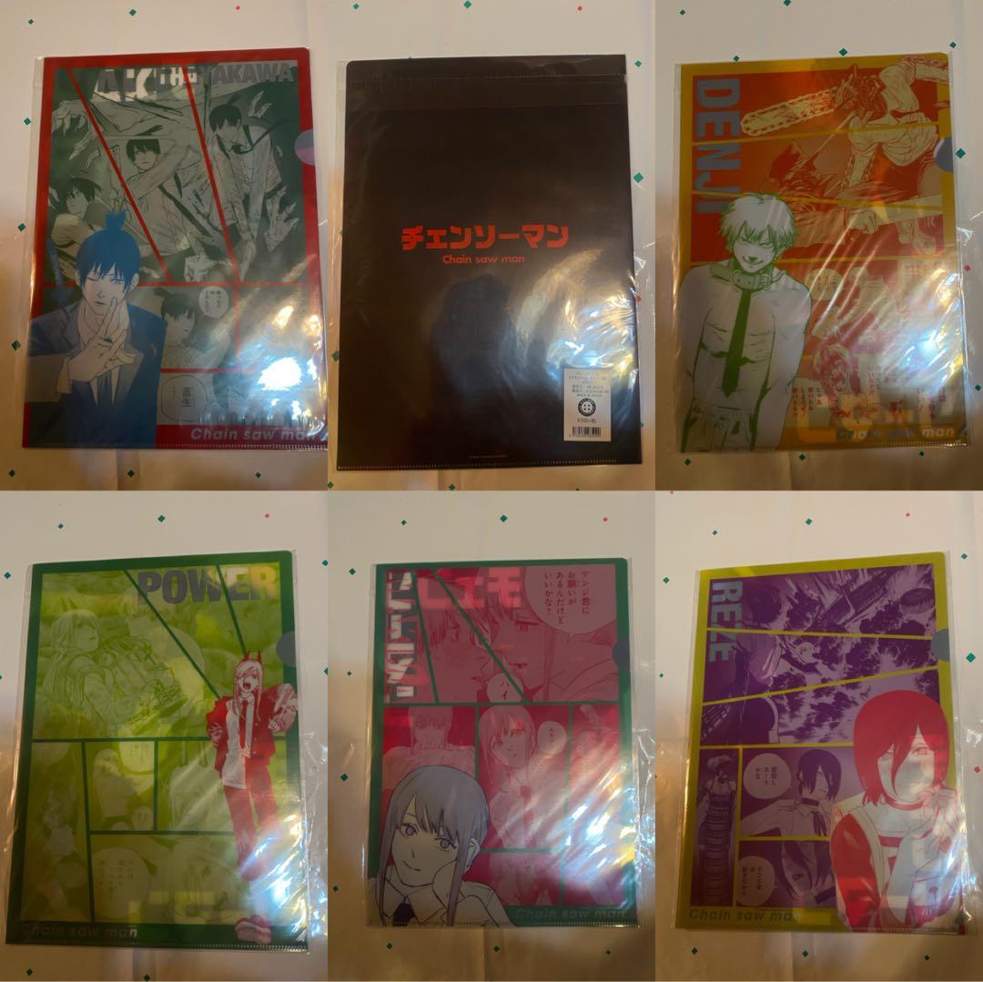 チェンソーマン　クリアファイル　まとめ売り　実写風 ジャンボカードダス/フラットガシャポン】劇場版『チェンソーマン レゼ