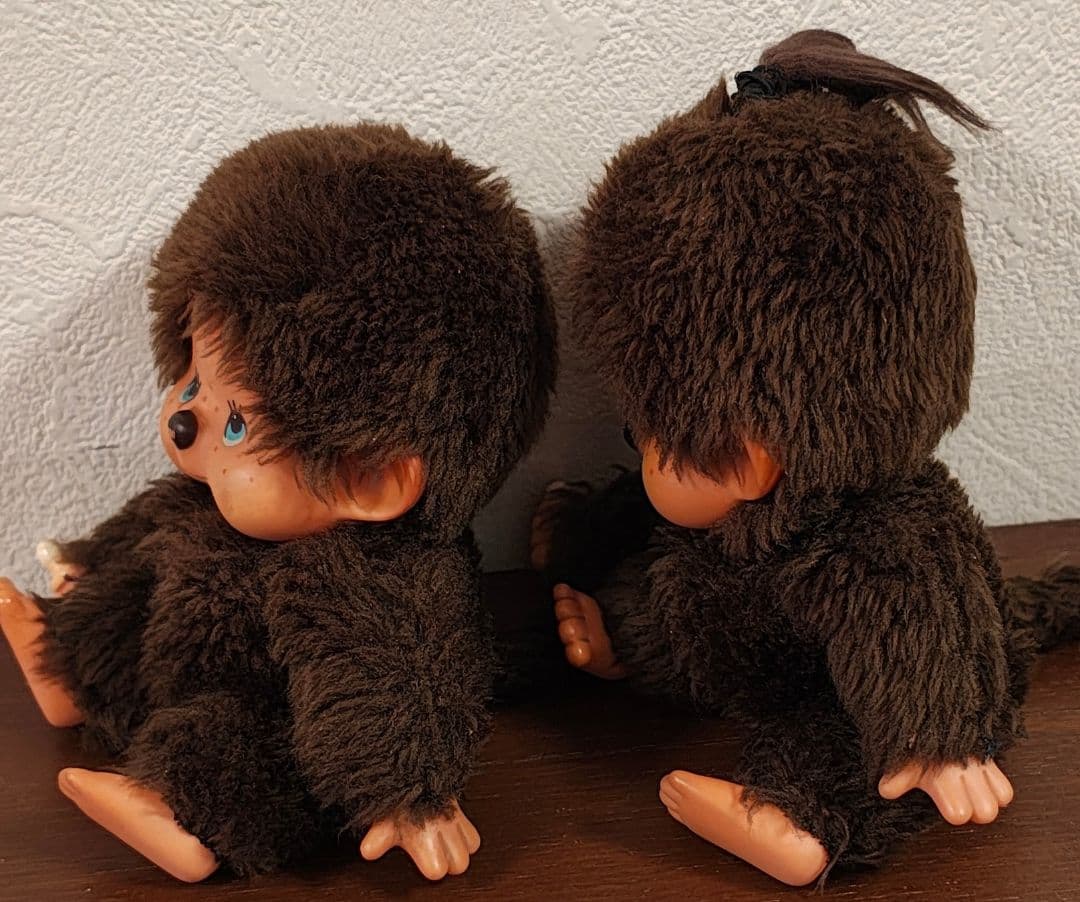 希少：セキグチ】1970年代 初代 モンチッチ 2体セット 昭和レトロ