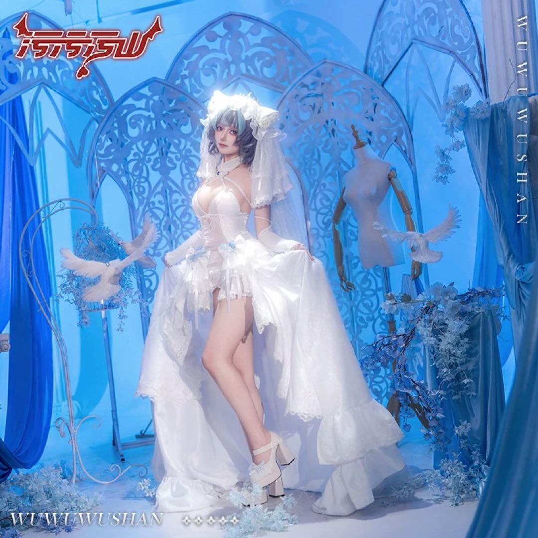 アズールレーン アズレン リトル・チェシャー 花嫁 コスプレ衣装