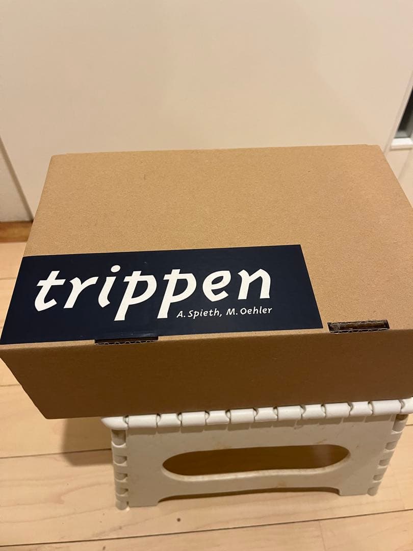 【未使用】Trippen \"Basin\" スリッポンスタイル レザーシューズ