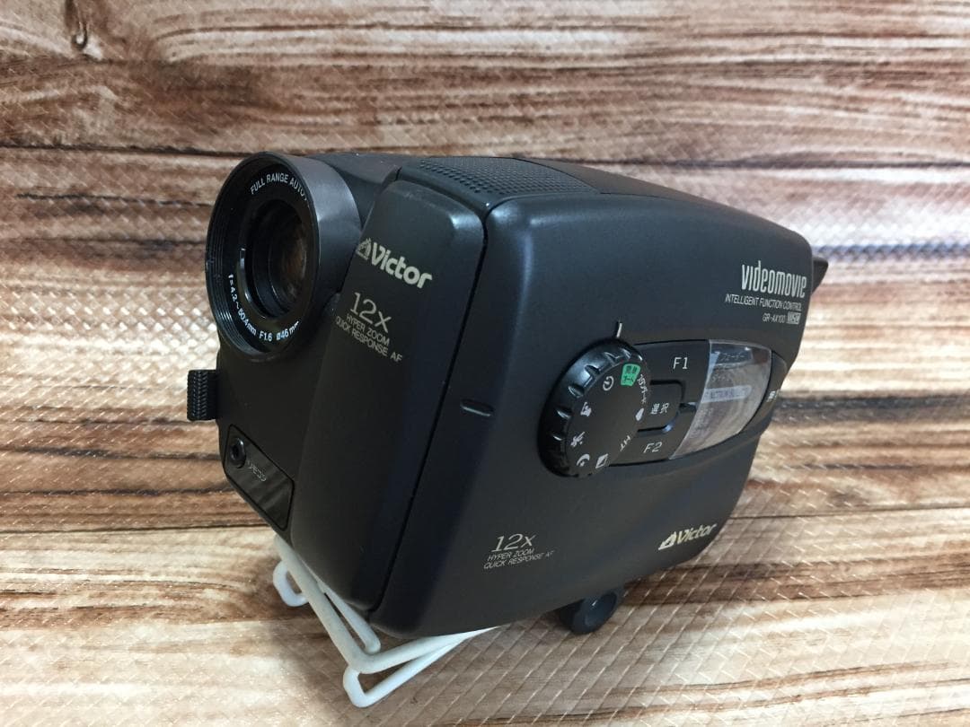 撮影再生ダビングOK VICTOR GR-AX100 付属品有 S-VHS-C