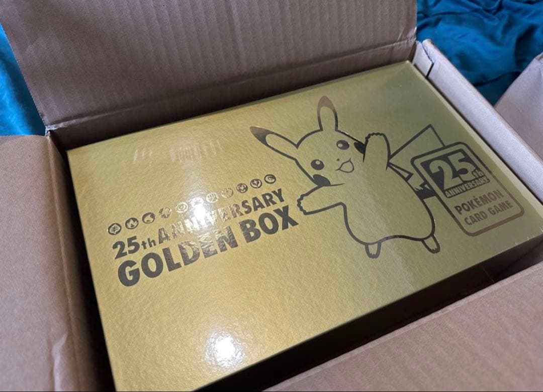 【新品未開封】ポケモンカードゲーム　25thアニバーサリー　ゴールデンボックス ポケモンカードゲーム 新品未開封 即日配送 ソード＆シールド 25th
