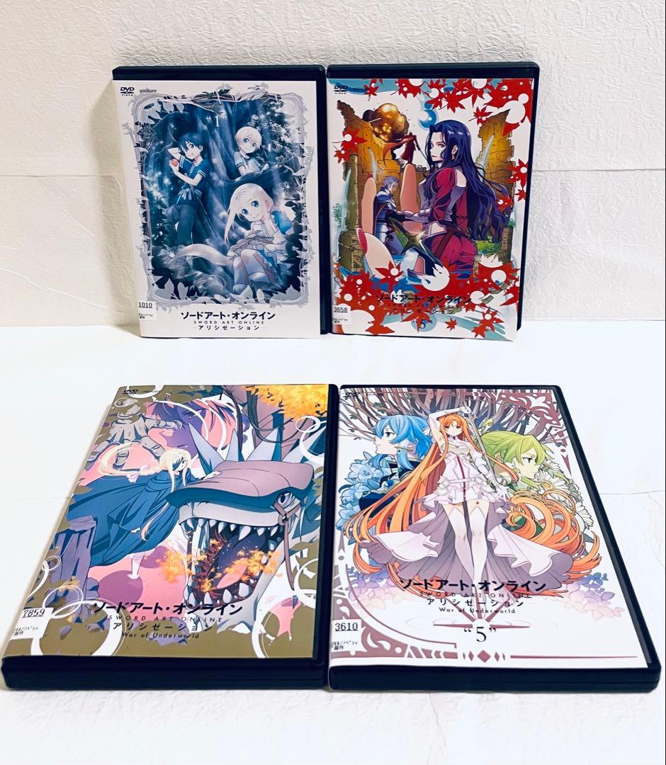 ソードアート・オンライン　アリシゼーション １期+２期　【全16巻】　DVD ソードアート・オンライン アリシゼーション 1期＋2期 DVD 16枚 全巻