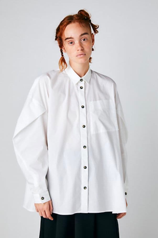 エンフォルド SOMELOS BASIC SHIRT 22ss グレー 38 - メルカリ